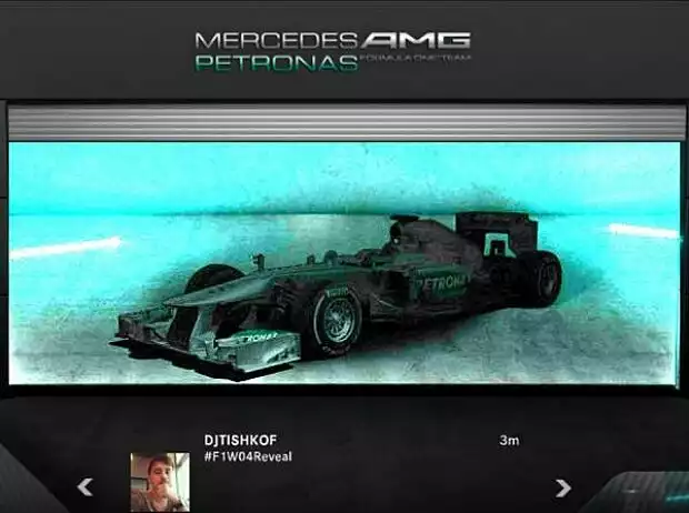 Mercedes AMG F1 W04 vorzeitig enthüllt Titel-Bild zur News: Mercedes AMG F1 W04 vorzeitig enthüllt