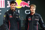 Mark Webber (Red Bull) und Sebastian Vettel (Red Bull) 