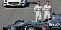 Bild zum Inhalt: Mercedes-Piloten heiß auf den neuen Silberpfeil