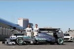 Lewis Hamilton (Mercedes) und Nico Rosberg (Mercedes) 