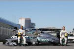 Lewis Hamilton (Mercedes) und Nico Rosberg (Mercedes) 