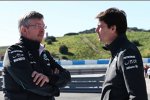 Ross Brawn und Toto Wolff (Mercedes)