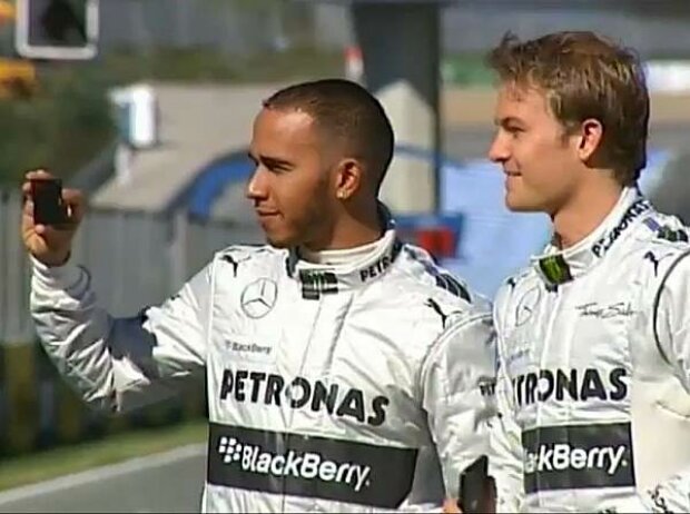 Lewis Hamilton und Nico Rosberg Lewis Hamilton und Nico Rosberg