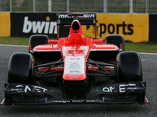 Der Marussia-Cosworth MR02 Der Marussia-Cosworth MR02