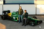 Giedo van der Garde (Caterham) und Charles Pic (Caterham) 