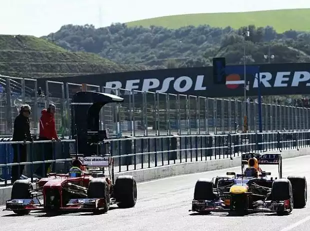 Felipe Massa, Mark Webber Titel-Bild zur News: Felipe Massa, Mark Webber