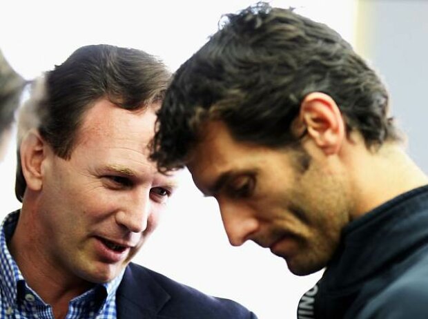 Titel-Bild zur News: Christian Horner (Red-Bull-Teamchef), Mark Webber