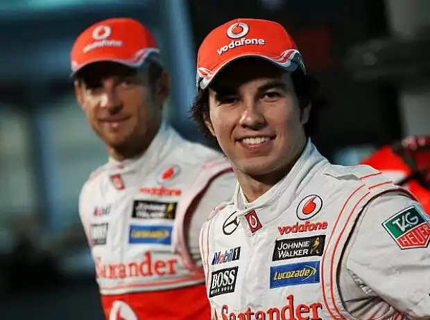 Jenson Button, Sergio Perez Titel-Bild zur News: Jenson Button, Sergio Perez