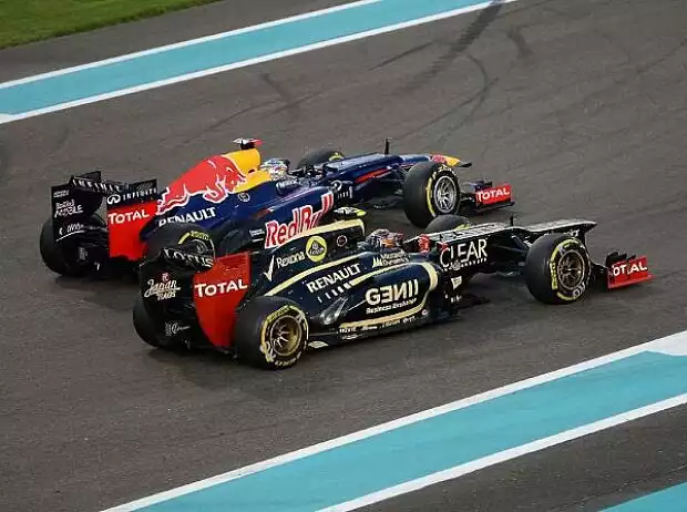 Titel-Bild zur News: Sebastian Vettel, Romain Grosjean