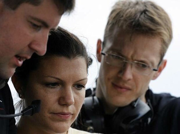 Katherine Legge, Sebastien Bourdais Katherine Legge, Sebastien Bourdais
