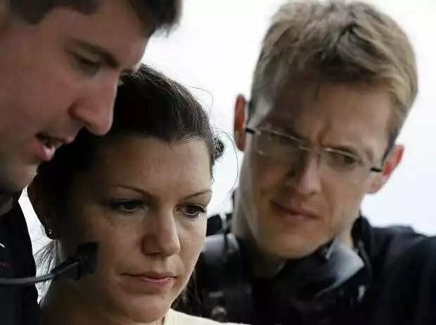 Katherine Legge, Sebastien Bourdais Titel-Bild zur News: Katherine Legge, Sebastien Bourdais