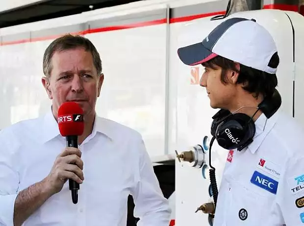 Martin Brundle, Esteban Gutierrez Titel-Bild zur News: Martin Brundle, Esteban Gutierrez