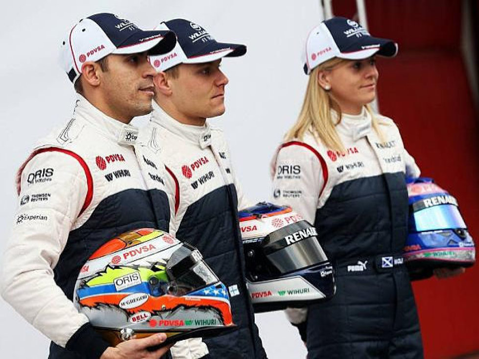 Pastor Maldonado, Valtteri Bottas, Susie Wolff
