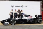 Pastor Maldonado (Williams), Valtteri Bottas (Williams) und Susie Wolff (Williams) 