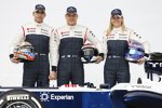 Pastor Maldonado, Valtteri Bottas und Susie Wolff (Williams) 