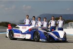 Alexander Wurz, Kazuki Nakajima, Nicolas Lapierre, Anthony Davidson, Stephane Sarrazin und Sebastien Buemi (Toyota)