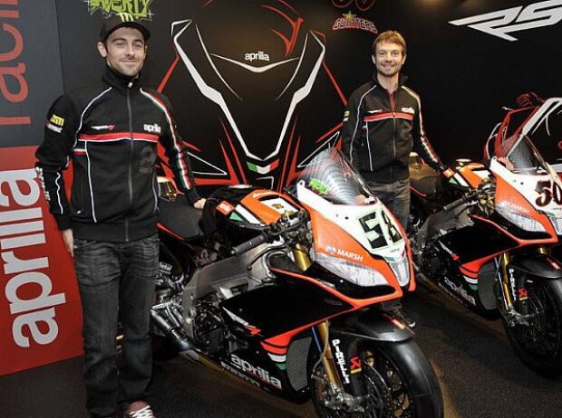 Sylvain Guintoli, Eugene Laverty Sylvain Guintoli, Eugene Laverty