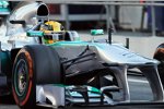 Lewis Hamilton fühlt sich in seinem Mercedes F1 W04 offensichtlich schon wohl
