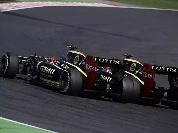 Titel-Bild zur News: Kimi Räikkönen, Romain Grosjean
