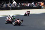 Sylvain Guintoli vor Eugene Laverty (Aprilia) 