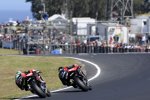 Eugene Laverty und Sylvain Guintoli (Aprilia) 