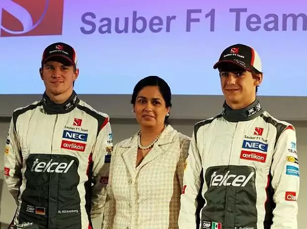 Nico Hülkenberg, Monisha Kaltenborn, Esteban Gutierrez Titel-Bild zur News: Nico Hülkenberg, Monisha Kaltenborn, Esteban Gutierrez