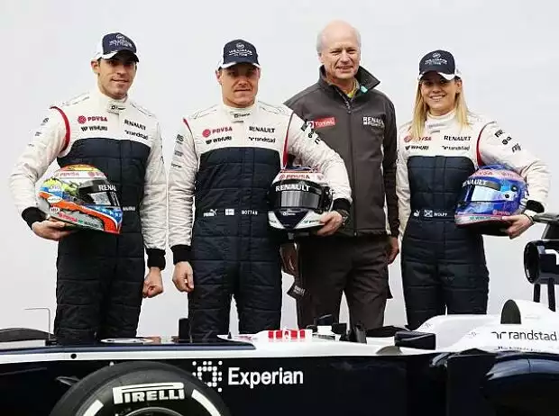 Jean-Michel Jalinier, Pastor Maldonado, Valtteri Bottas, Susie Wolff Titel-Bild zur News: Jean-Michel Jalinier, Pastor Maldonado, Valtteri Bottas, Susie Wolff