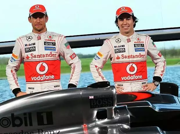 Jenson Button, Sergio Perez Titel-Bild zur News: Jenson Button, Sergio Perez