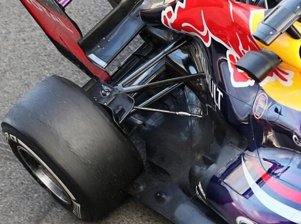 Sebastian Vettel, Red Bull, Auspuff