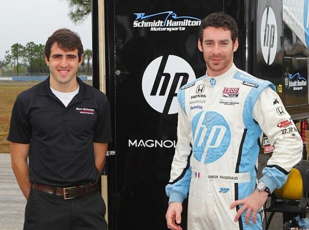 Tristan Vautier und Simon Pagenaud Tristan Vautier und Simon Pagenaud