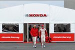 Gabriele Tarquini (Honda) und Tiago Monteiro (Honda) 