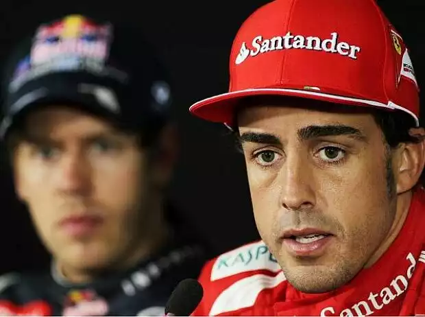 Titel-Bild zur News: Fernando Alonso, Sebastian Vettel