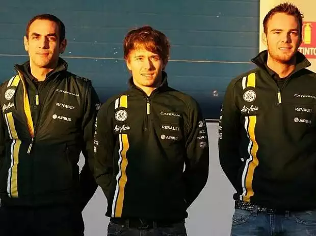 Titel-Bild zur News: Cyril Abiteboul, Charles Pic, Giedo van der Garde