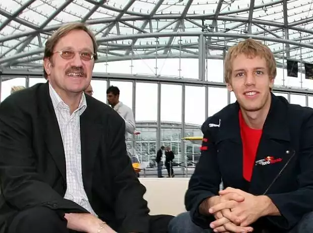 Gerhard Kuntschik und Sebastian Vettel Titel-Bild zur News: Gerhard Kuntschik und Sebastian Vettel