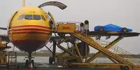 DHL, Flugzeug, Fracht, Verladung