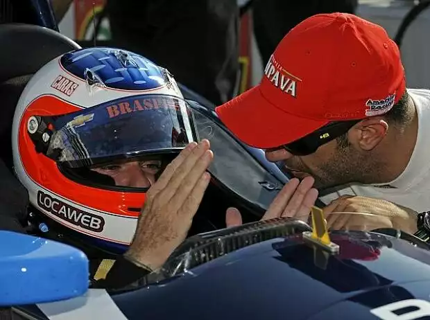 Rubens Barrichello, Tony Kanaan Titel-Bild zur News: Rubens Barrichello, Tony Kanaan