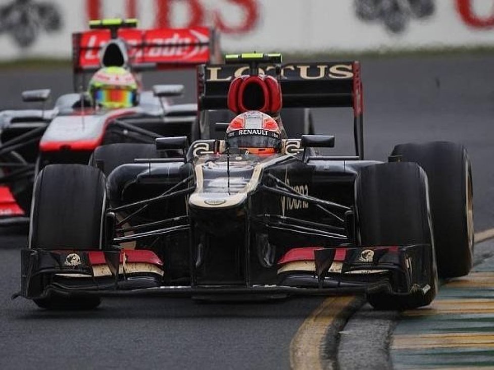 Romain Grosjean, Sergio Perez