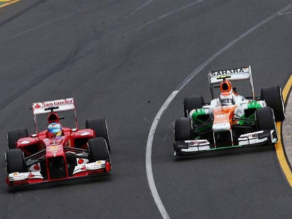 Adrian Sutil, Fernando Alonso