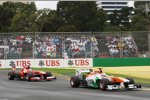 Qualifying am Sonntag: Paul di Resta (Force India) und Fernando Alonso (Ferrari) 