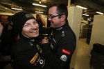 Kimi Räikkönen (Lotus) und Eric Boullier 