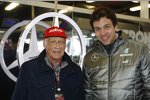 Niki Lauda und Toto Wolff (Mercedes)