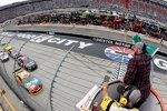 Start zum Food City 500 mit Kyle Busch (Gibbs) an der Spitze