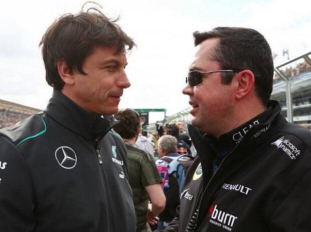 Toto Wolff, Eric Boullier