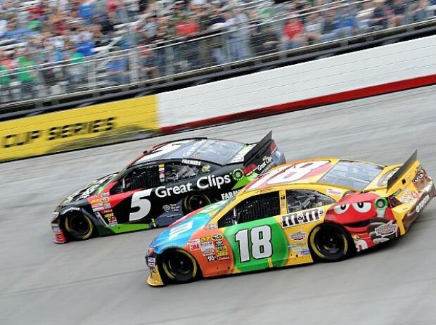 Kasey Kahne, Kyle Busch Kasey Kahne, Kyle Busch