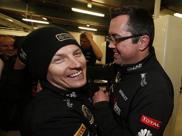 Kimi Räikkönen, Eric Boullier Kimi Räikkönen, Eric Boullier
