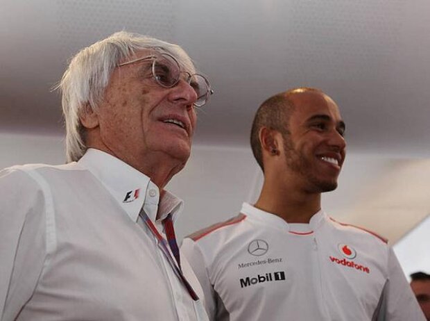 Bernie Ecclestone, Lewis Hamilton Bernie Ecclestone, Lewis Hamilton
