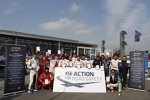 Die WTCC-Piloten posieren für die FIA-Kampagne