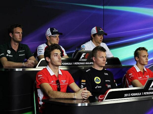 Titel-Bild zur News: Giedo van der Garde, Valtteri Bottas, Esteban Gutierrez, Jules Bianchi, Max Chilton, Kimi Räikkönen