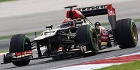 Bild zum Inhalt: Lotus: Räikkönen grinst - Grosjean rätselt