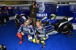 Jorge Lorenzo und Valentino Rossi (Yamaha) 